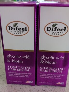 Difeel Glycolic Acid & Biotin Stimulating Hair Serum - Purple